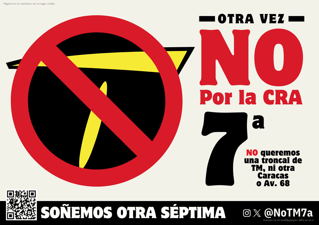 Cartel oficial del Comité Soñemos Otra Séptima
